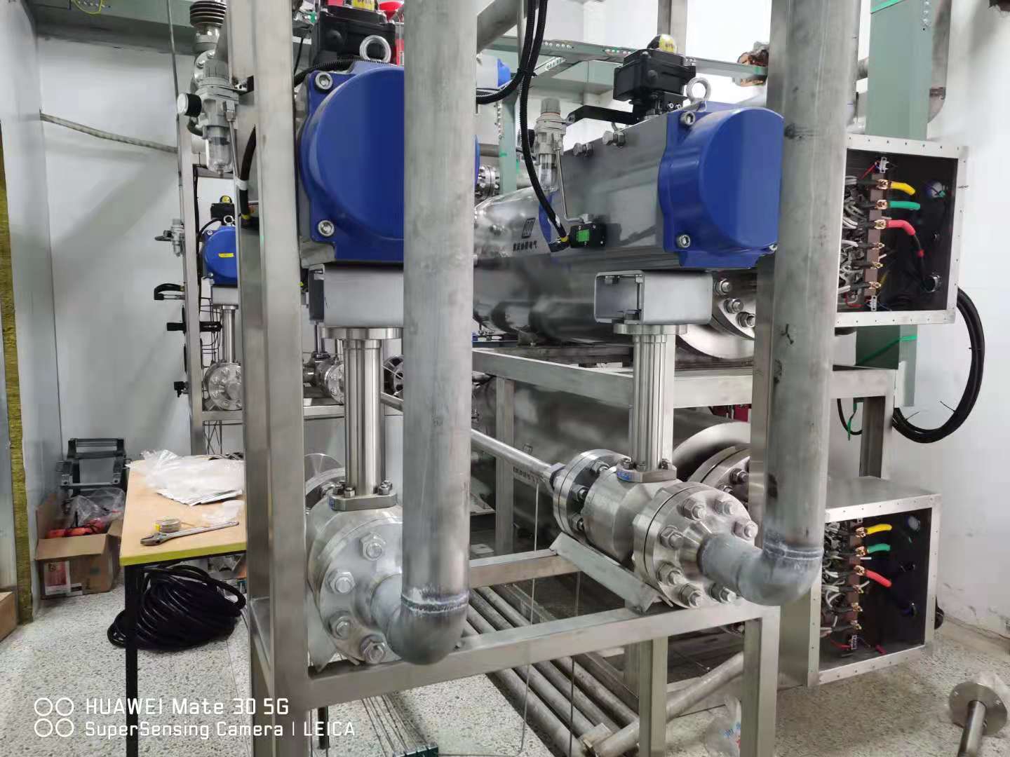 容器式加热器在氢能源行业的应该实例